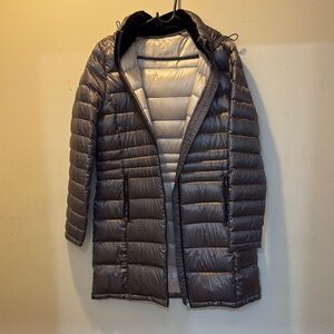 Women's Grey Puffer Jacket